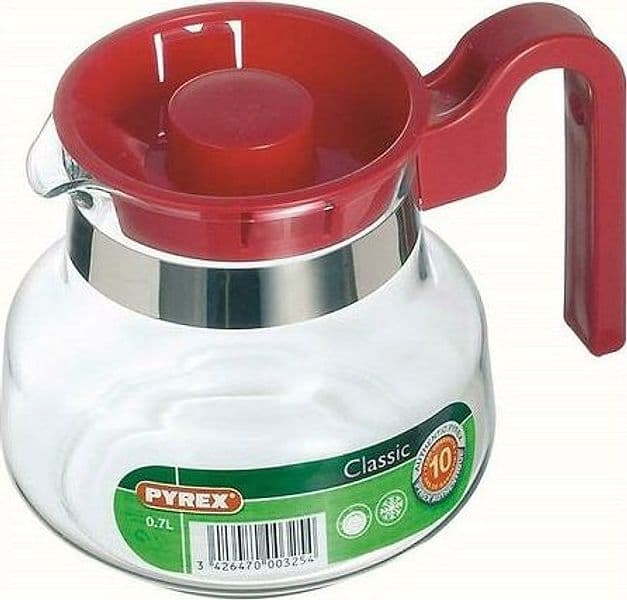 Caraffa Pyrex 710A200 5646 Bricco Basso Trasparente e Rosso in Brocche Scontolo.net - Potenza, commercioVirtuoso.it