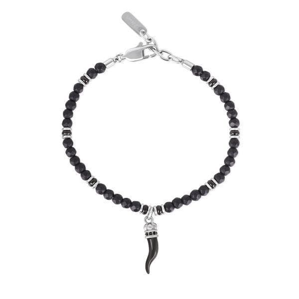 2JEWELS Bracciale Uomo ematite e acciaio 316L