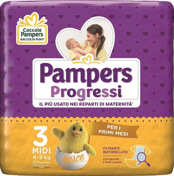 Pampers progressi midi 27pz in Pannolini per bambini Clubfarma - Melilli, commercioVirtuoso.it