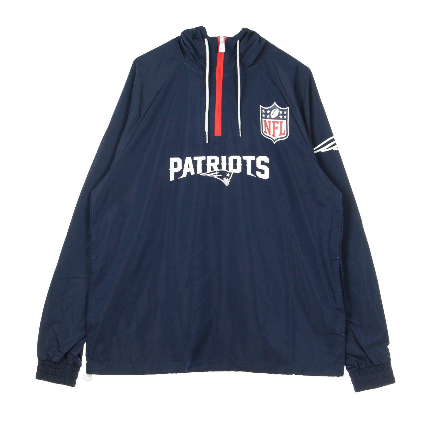 NEW ERA Giacca a Vento Infilabile Uomo Nfl 1/4 Zip Windbreaker Neepat Original Team Colors