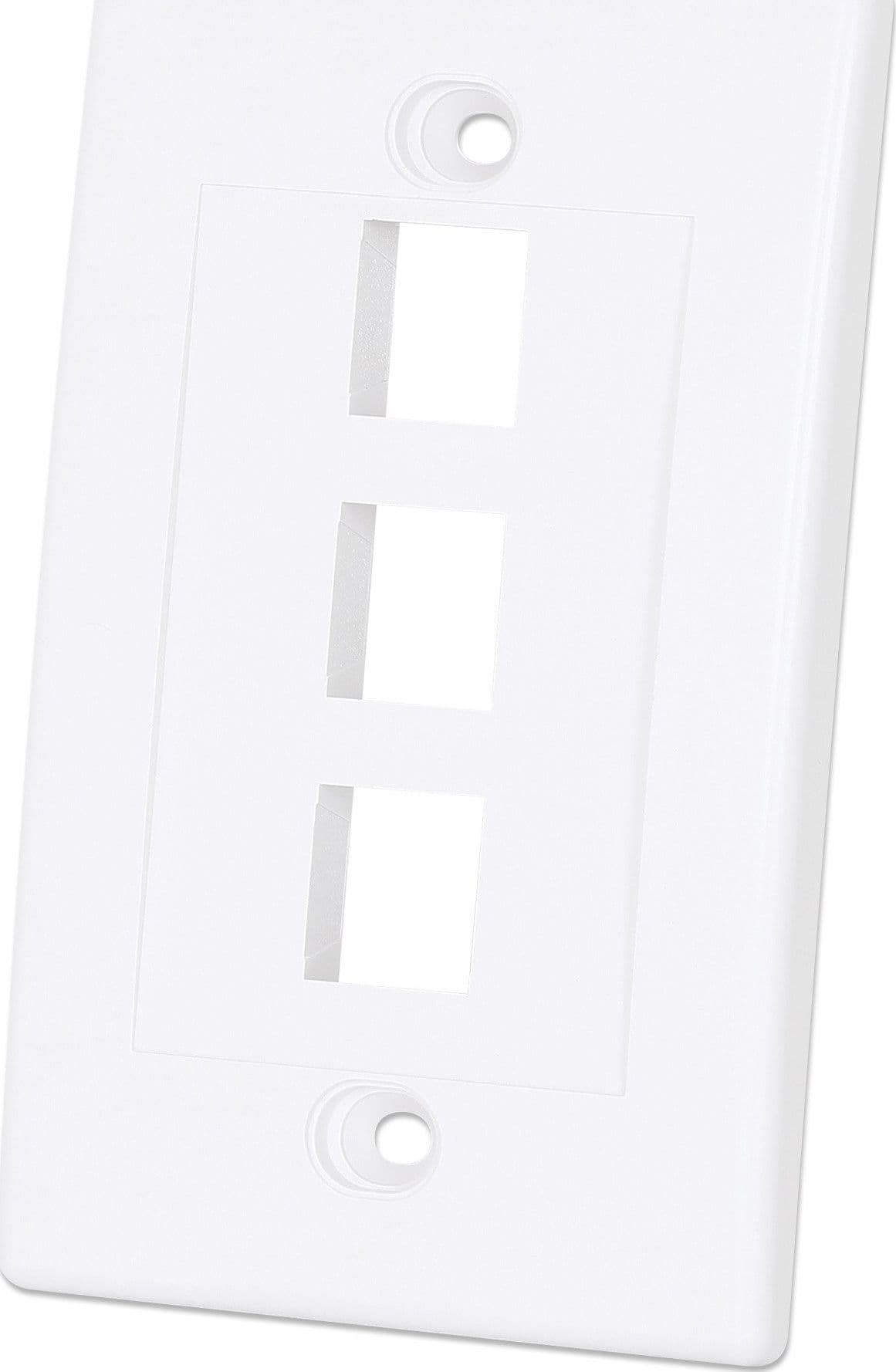 Placca Porta Frutti 3 Posti Mod.503 Bianco in Placche combinate interruttori e prese Scontolo.net - Potenza, commercioVirtuoso.it