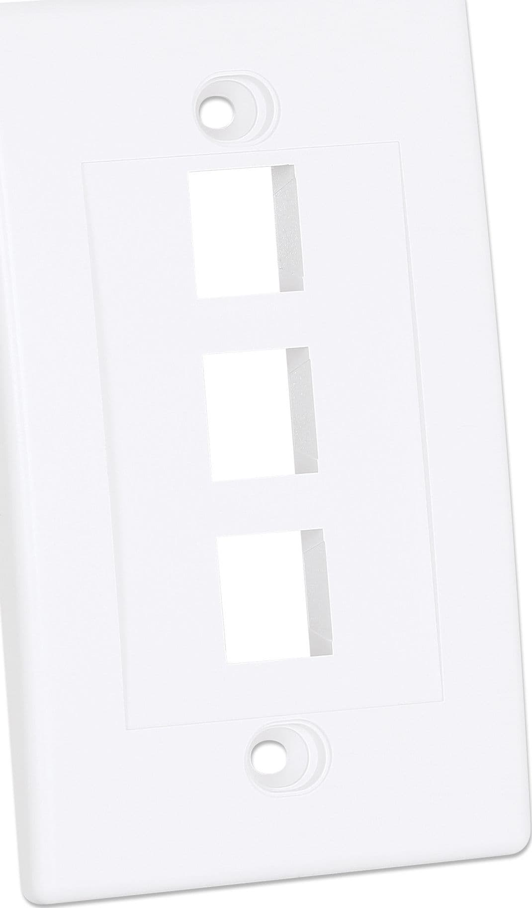 Placca Porta Frutti 3 Posti Mod.503 Bianco in Placche combinate interruttori e prese Scontolo.net - Potenza, commercioVirtuoso.it