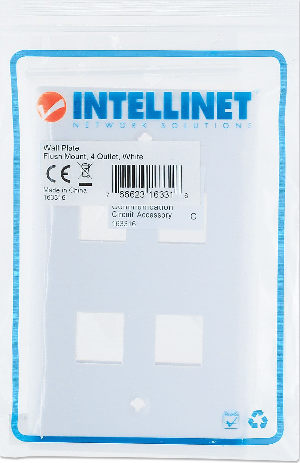 Placca Porta Frutti 4 Posti Mod.503 Bianco in Placche combinate interruttori e prese Scontolo.net - Potenza, commercioVirtuoso.it