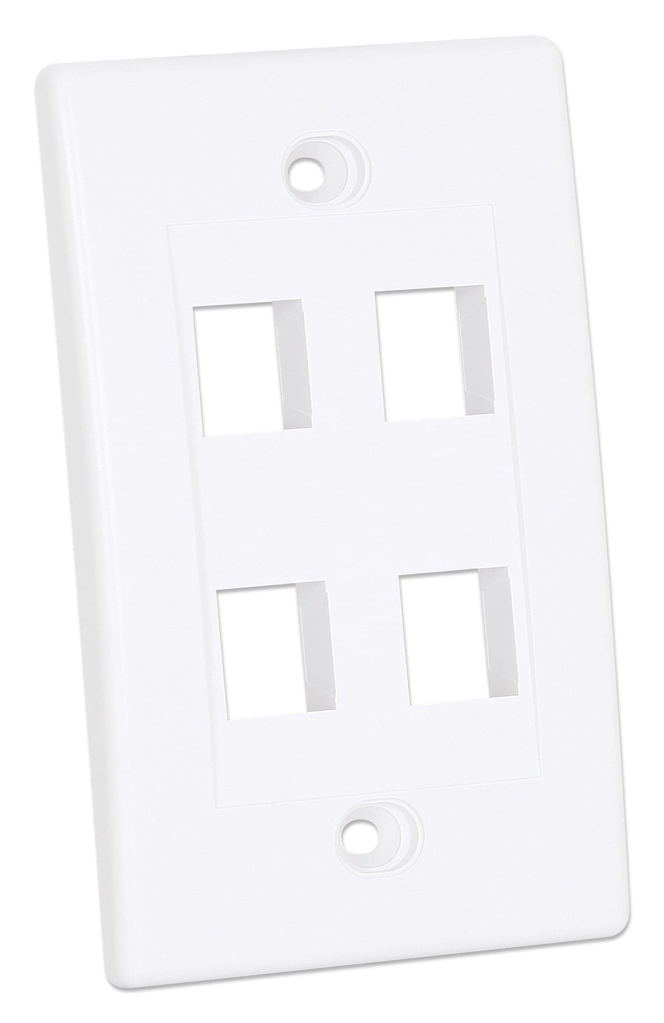 Placca Porta Frutti 4 Posti Mod.503 Bianco in Placche combinate interruttori e prese Scontolo.net - Potenza, commercioVirtuoso.it