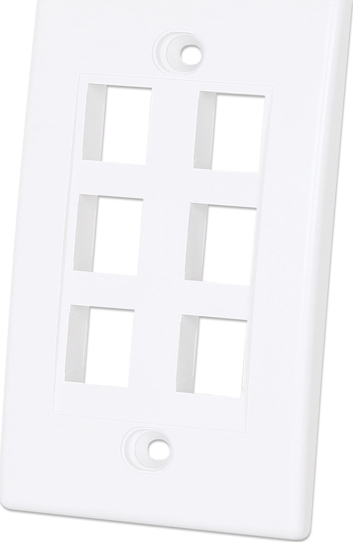 Placca Porta Frutti 6 Posti Mod.503 Bianco in Placche combinate interruttori e prese Scontolo.net - Potenza, commercioVirtuoso.it