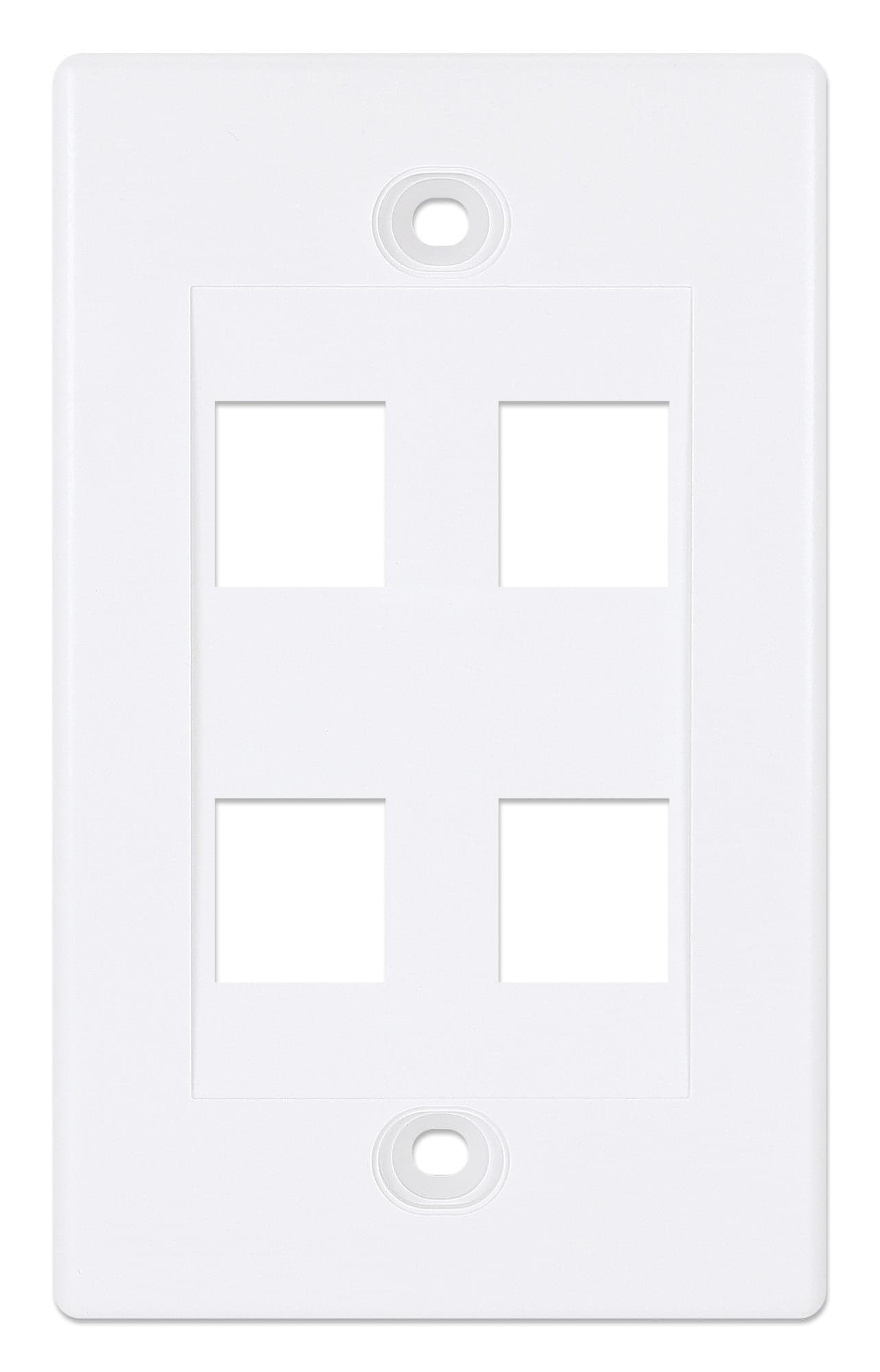 Placca Porta Frutti 4 Posti Mod.503 Bianco in Placche combinate interruttori e prese Scontolo.net - Potenza, commercioVirtuoso.it