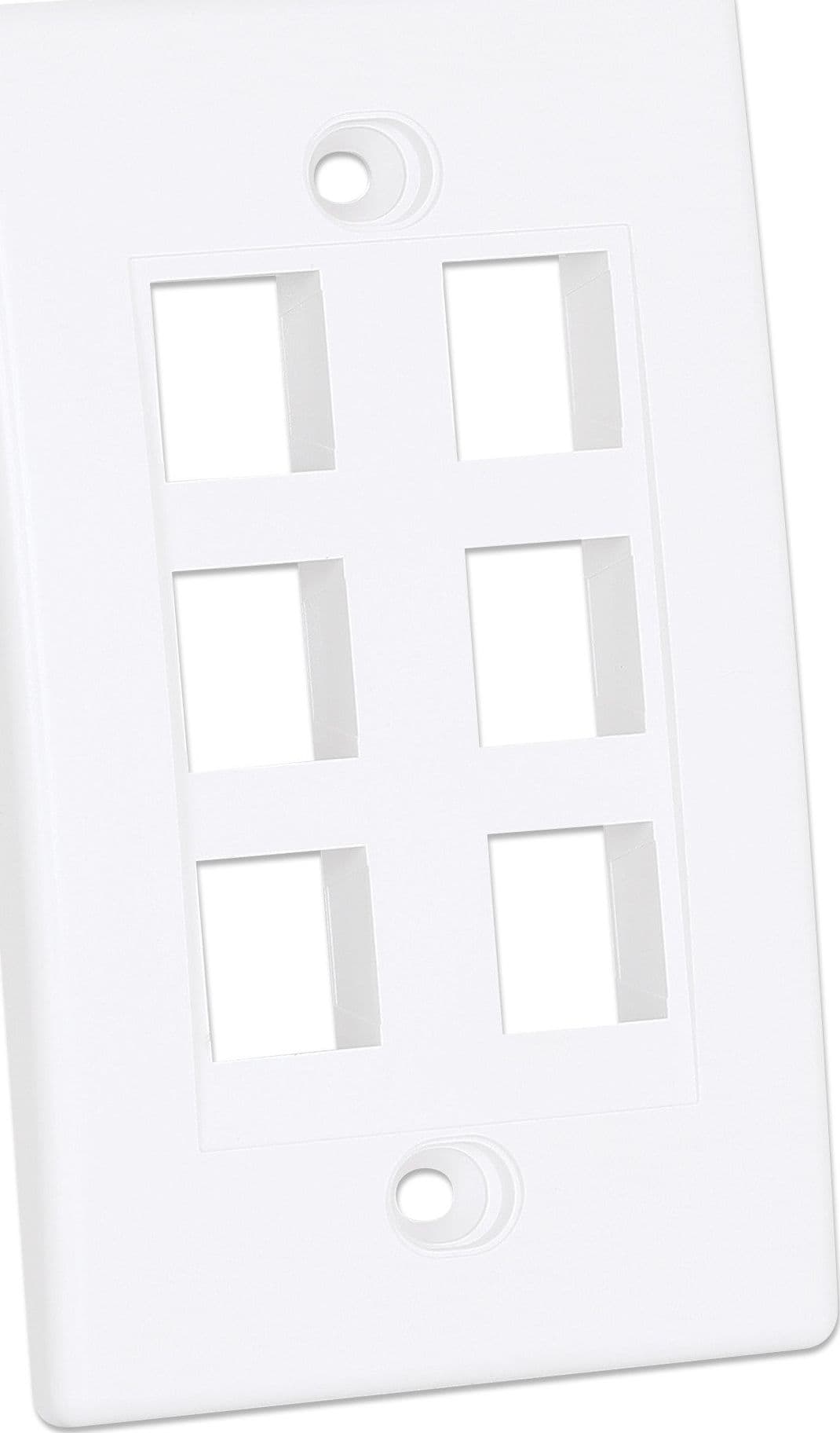 Placca Porta Frutti 6 Posti Mod.503 Bianco in Placche combinate interruttori e prese Scontolo.net - Potenza, commercioVirtuoso.it