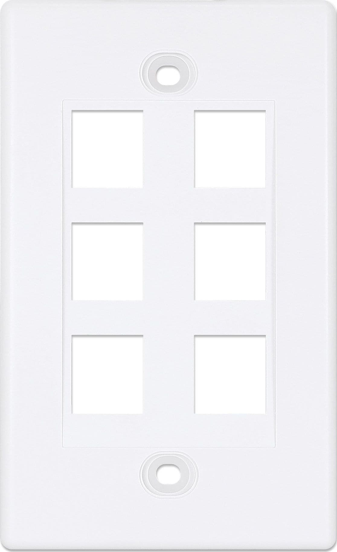 Placca Porta Frutti 6 Posti Mod.503 Bianco in Placche combinate interruttori e prese Scontolo.net - Potenza, commercioVirtuoso.it