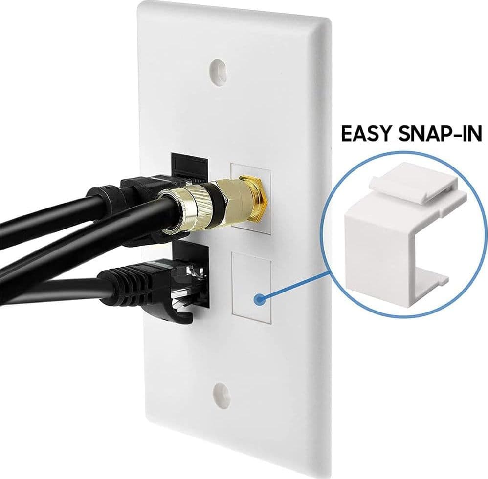 Tappo per RJ45 con attacco Keystone in Multiprese Scontolo.net - Potenza, commercioVirtuoso.it