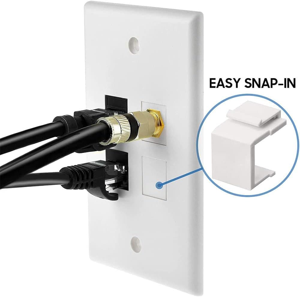 Tappo per RJ45 con attacco Keystone in Multiprese Scontolo.net - Potenza, commercioVirtuoso.it