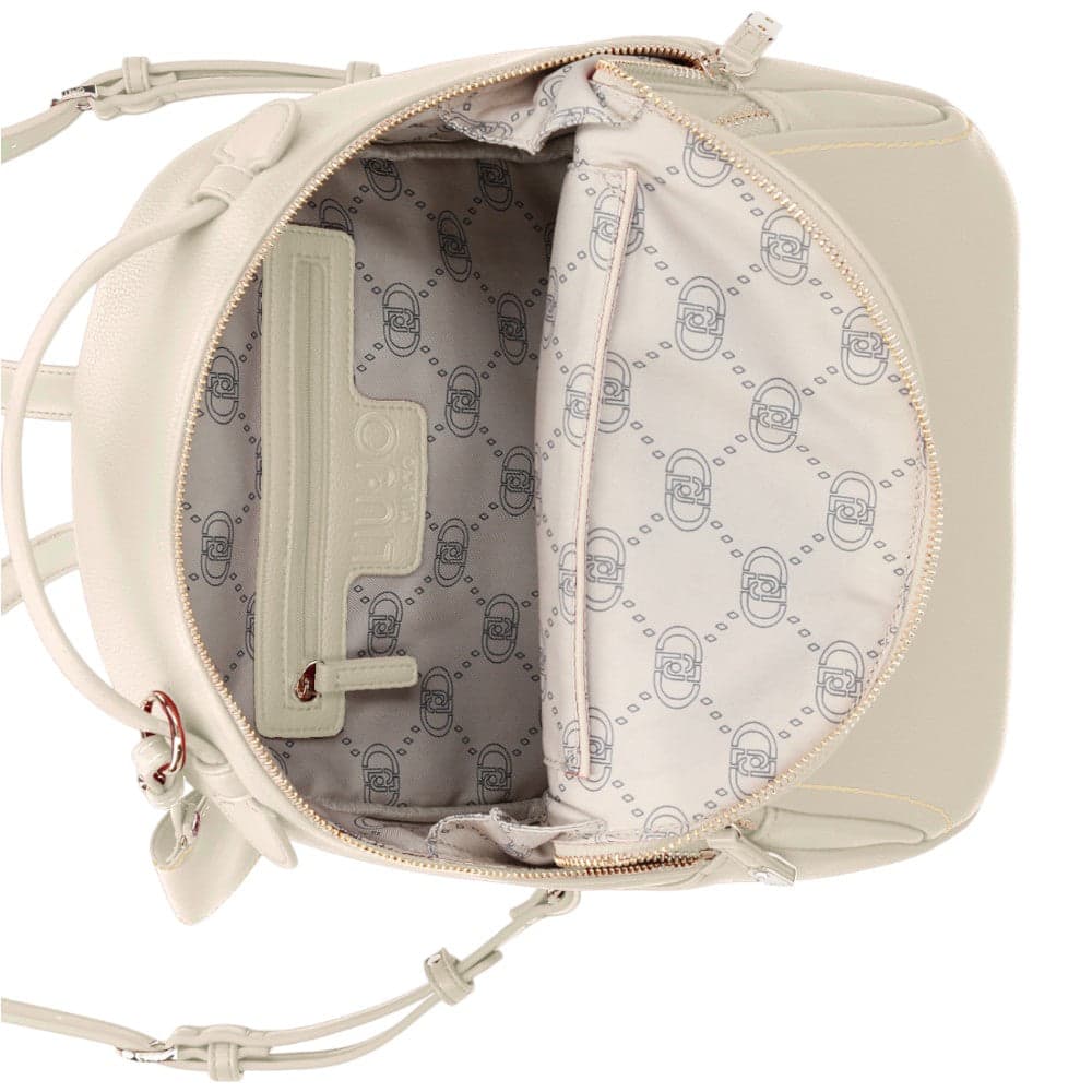 Liu Jo zaino crema con pochette linea Manhattan AA5157E0058 Zaini Liu Jo