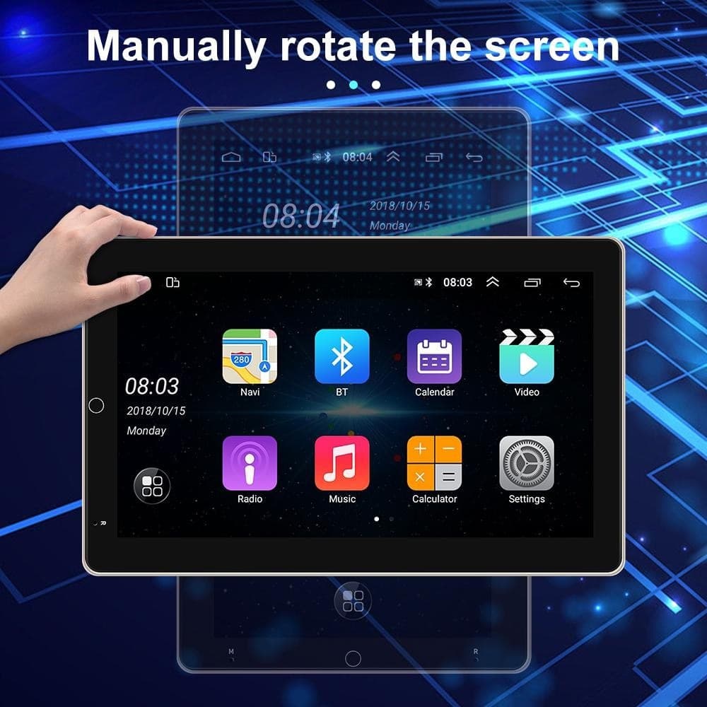 Autoradio Girevole Android 10" Radio Mp5 Player Bluetooth Wifi Gps Mirror Link Elettronica/Elettronica per veicoli/Elettronica per auto/Sistemi audio/Autoradio Trade Shop italia - Napoli, Commerciovirtuoso.it