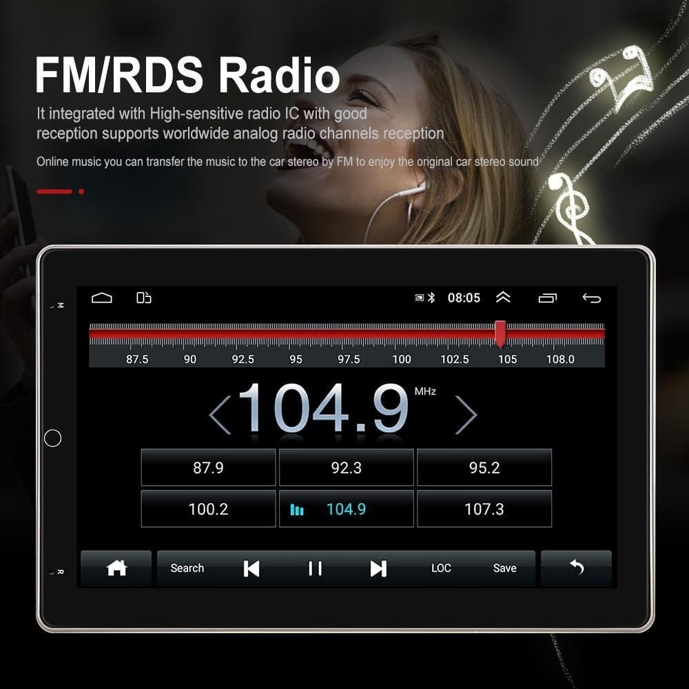Autoradio Girevole Android 10" Radio Mp5 Player Bluetooth Wifi Gps Mirror Link Elettronica/Elettronica per veicoli/Elettronica per auto/Sistemi audio/Autoradio Trade Shop italia - Napoli, Commerciovirtuoso.it