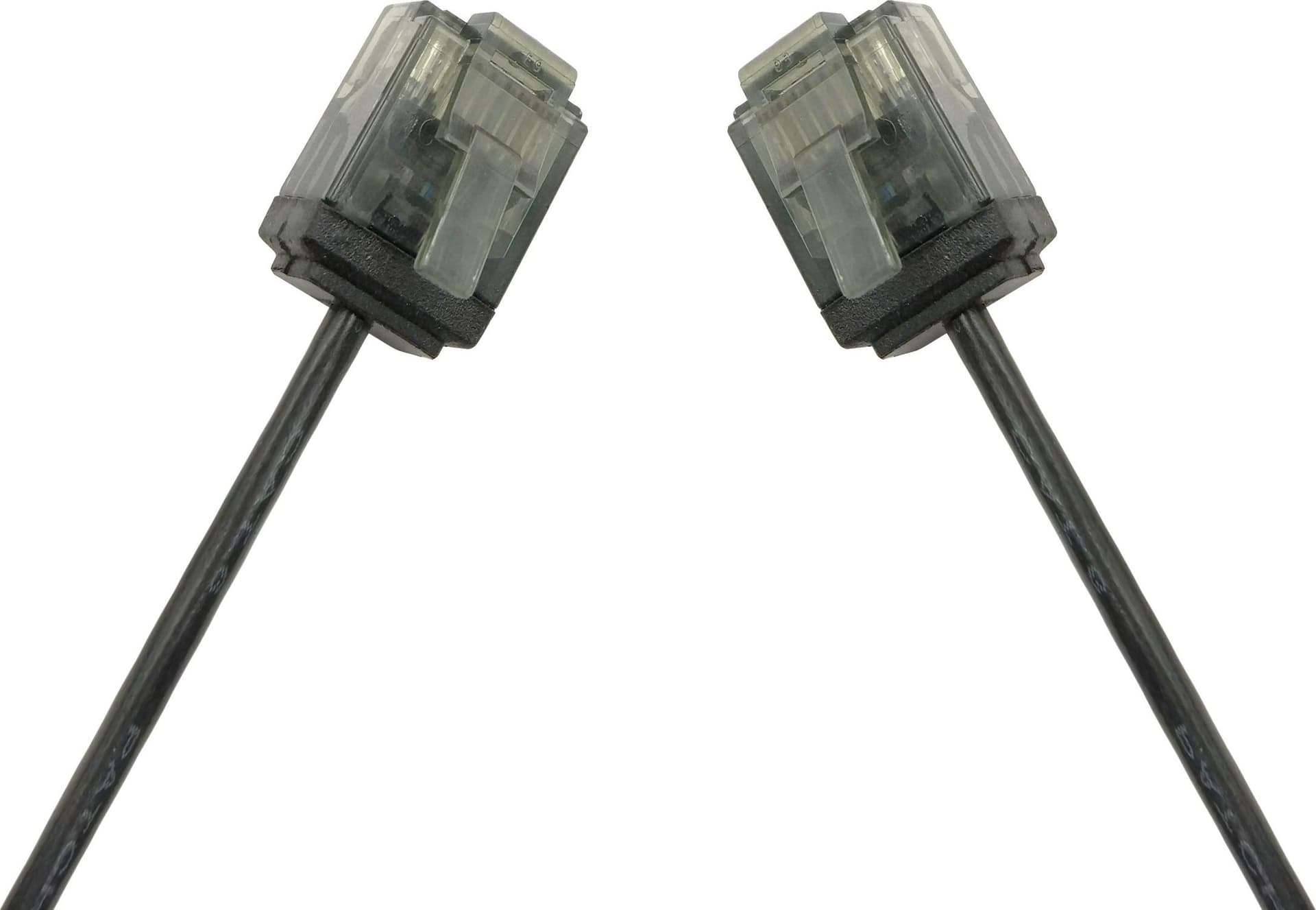 Cavo di rete Patch in Rame Ultra Slim Cat.6 Nero UTP 0,25 m in Cavi Ethernet Scontolo.net - Potenza, commercioVirtuoso.it