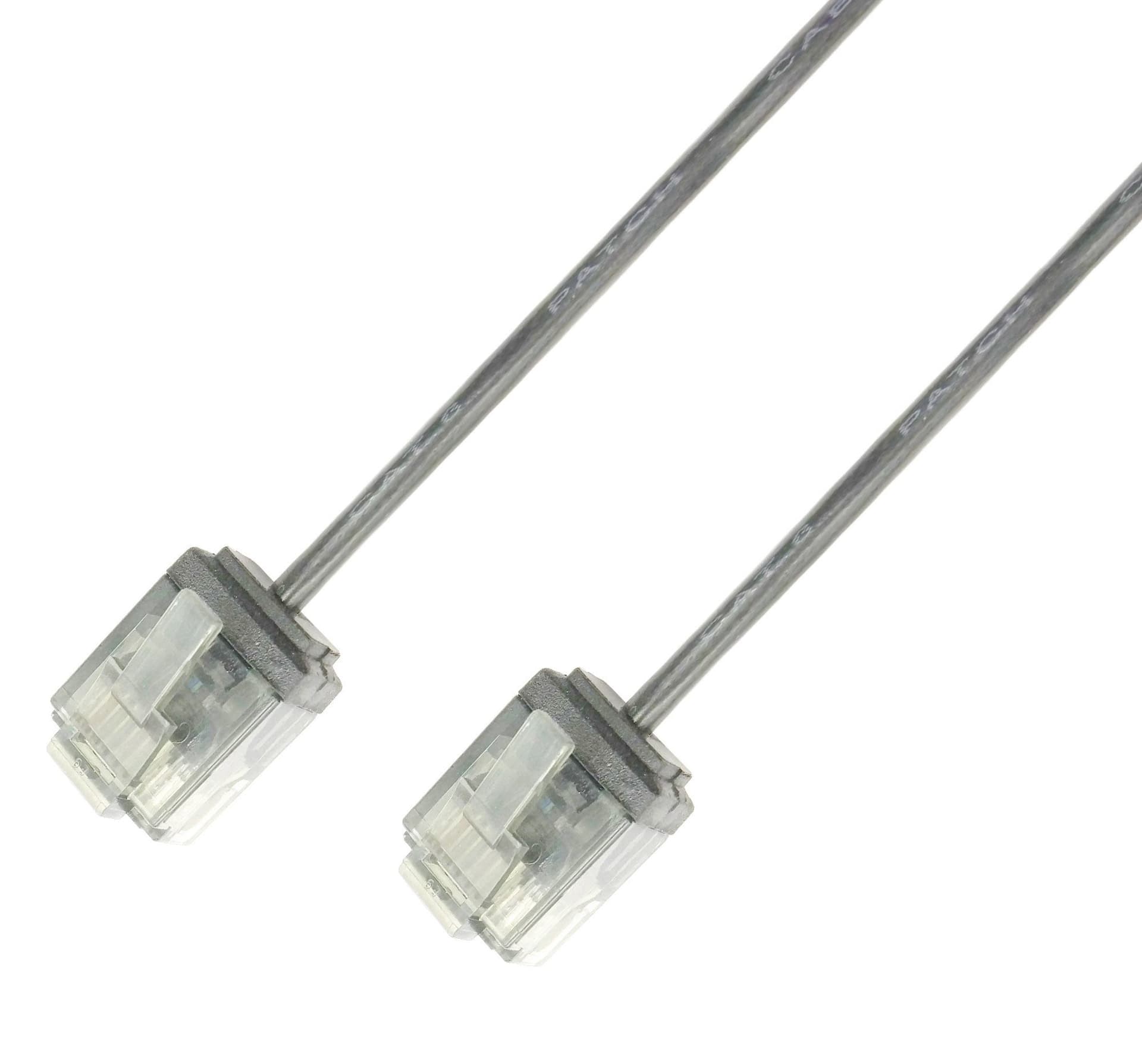 Cavo di rete Patch in Rame Ultra Slim Cat.6 Grigio UTP 1,5 m in Cavi Ethernet Scontolo.net - Potenza, commercioVirtuoso.it