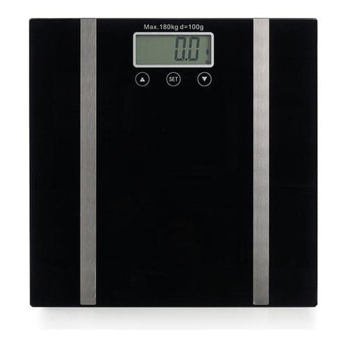 Bilancia pesapersone Kaufgut 033733 Body Fat Black