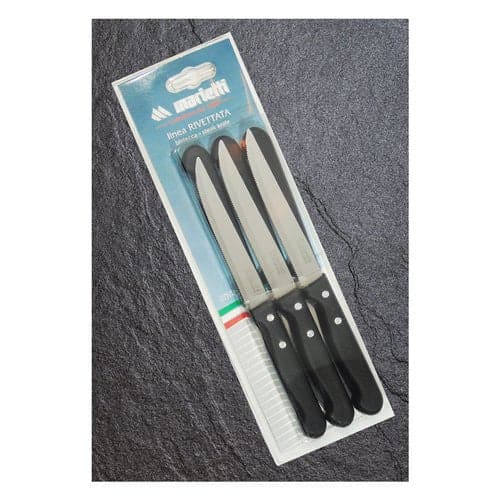 Set coltelli bistecca Marietti 1860 112RBV6N RIVETTATA Lama dentata Ne in Coltelli da bistecca Scontolo.net - Potenza, commercioVirtuoso.it