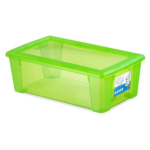Contenitore salvaspazio Stefanplast 13103 VISUAL BOX Multiuso M Verde in Contenitori Scontolo.net - Potenza, commercioVirtuoso.it