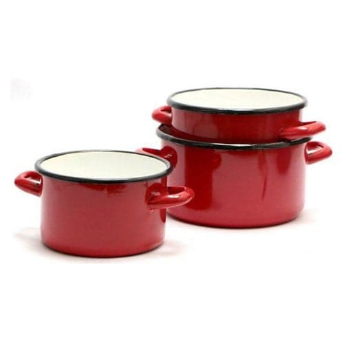 Batteria pentole Kaufgut 012134 Casseruole assortite Rosso in Set di padelle Scontolo.net - Potenza, commercioVirtuoso.it