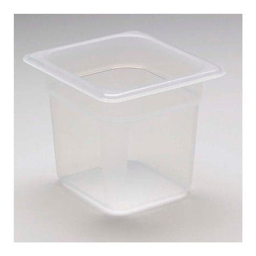 Bacinella alimenti Mod. 1/6 Cambro 66PP190 GASTRONORM Bianco traslucid