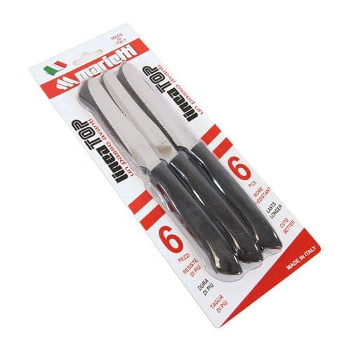 Set coltelli Marietti 1860 13TPB06N TOP Lama dentata Nero in Set di coltelli da cucina Scontolo.net - Potenza, commercioVirtuoso.it