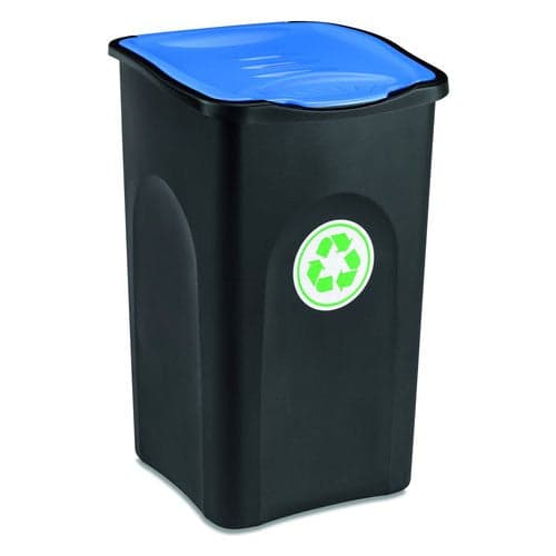 Pattumiera differenziata Stefanplast 70652 ECOGREEN Nero e Blu