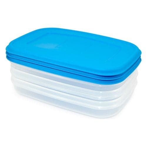 Set contenitori alimenti Giò Style 6465306 ERMETICI Rettangolare affet
