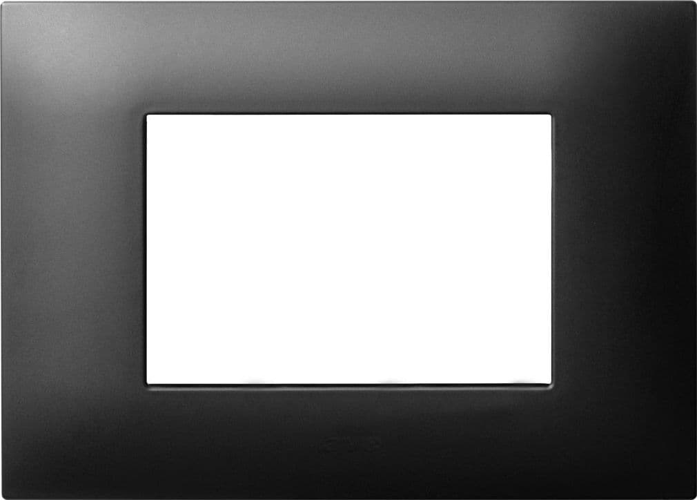 Placca Serie YOUNG 44 per Scatola Rettangolare 3 Moduli Grigio in Registri griglie e sfiatatoi Scontolo.net - Potenza, commercioVirtuoso.it