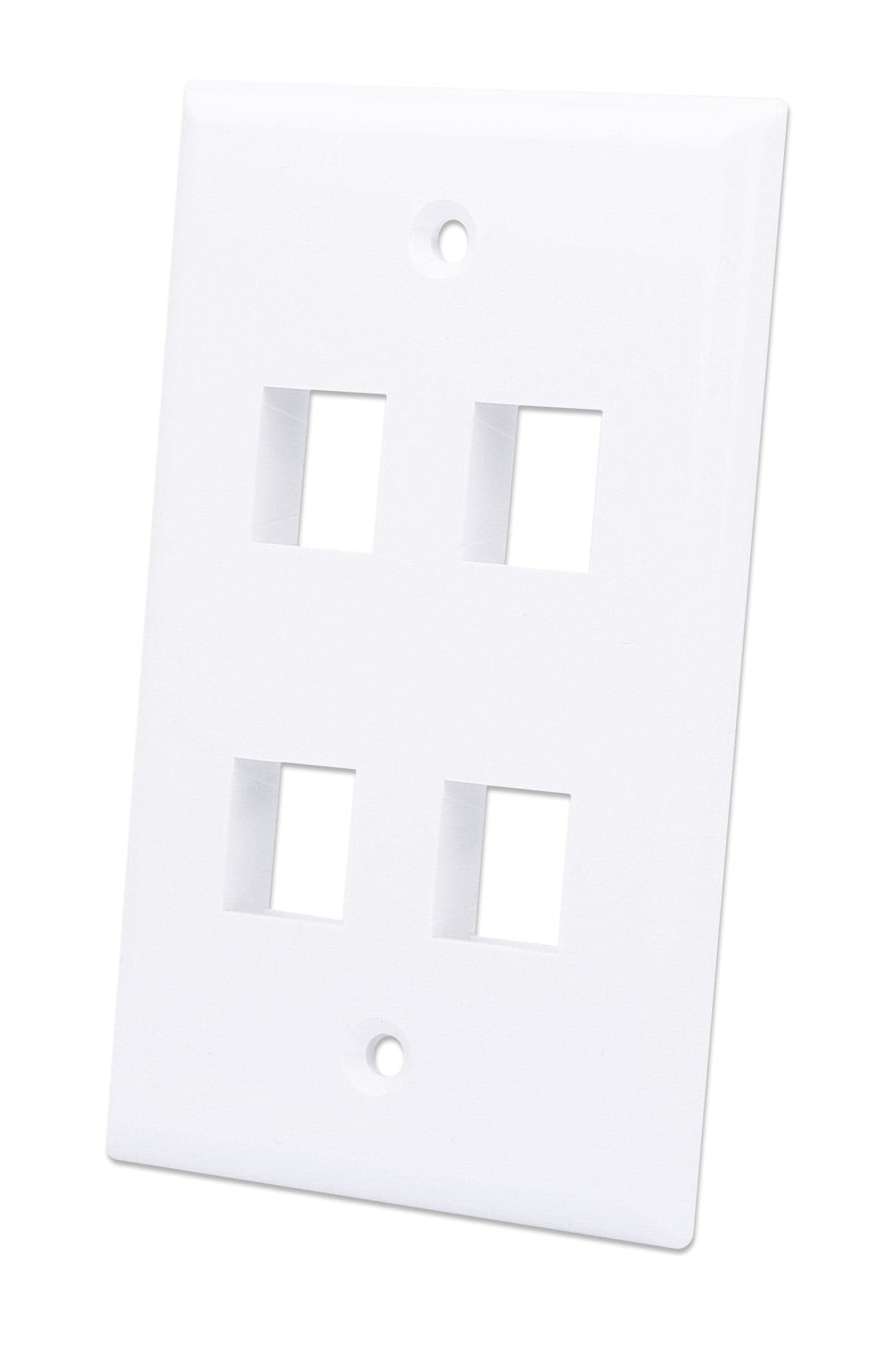 Placca Porta Frutti 4 Posti Mod.503 Bianco in Placche combinate interruttori e prese Scontolo.net - Potenza, commercioVirtuoso.it