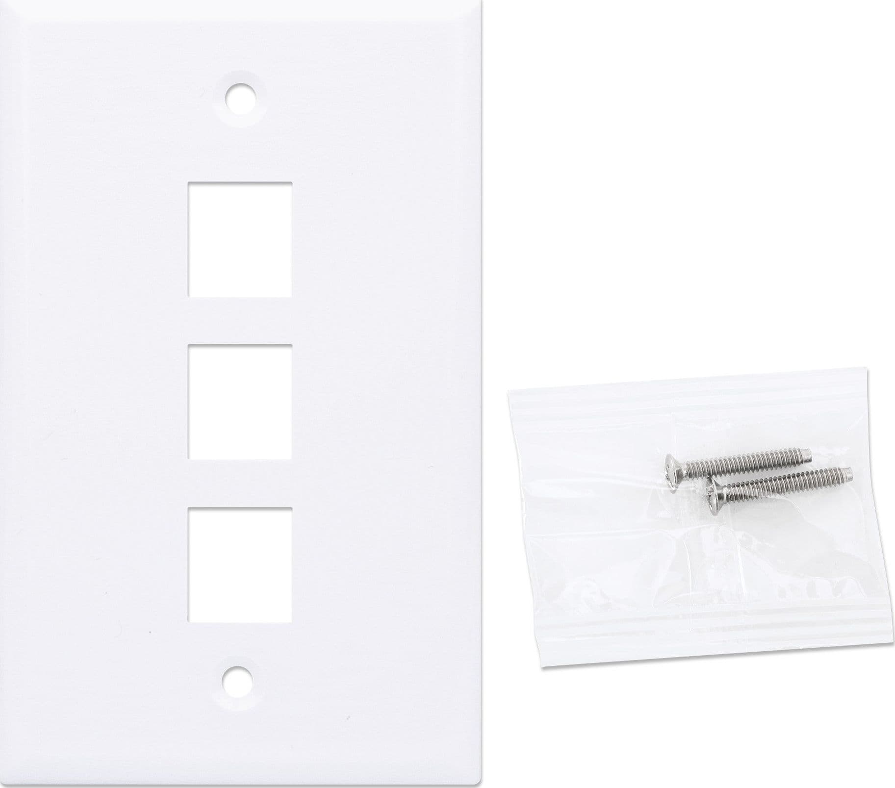 Placca Porta Frutti 3 Posti Mod.503 Bianco in Placche combinate interruttori e prese Scontolo.net - Potenza, commercioVirtuoso.it