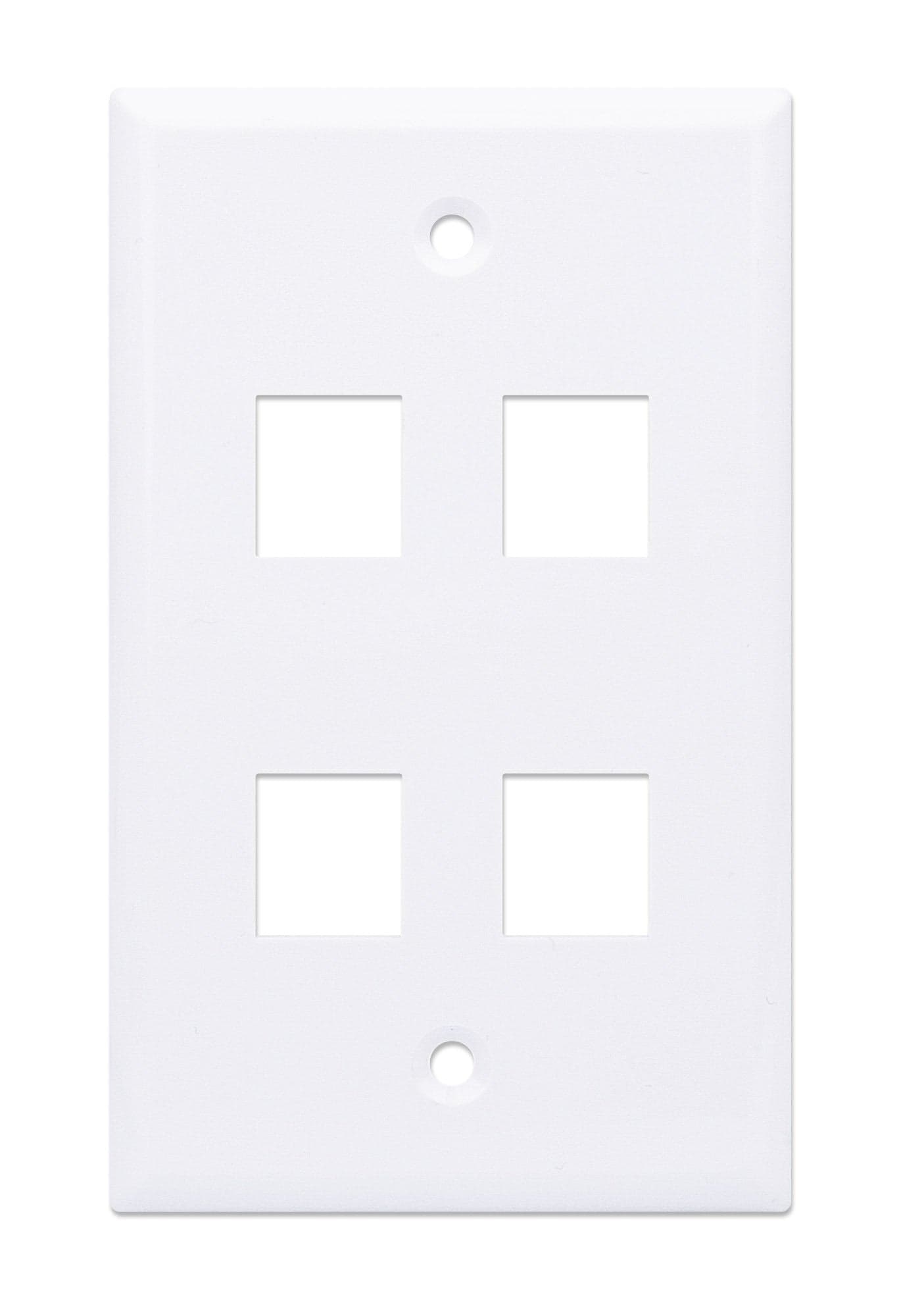 Placca Porta Frutti 4 Posti Mod.503 Bianco in Placche combinate interruttori e prese Scontolo.net - Potenza, commercioVirtuoso.it