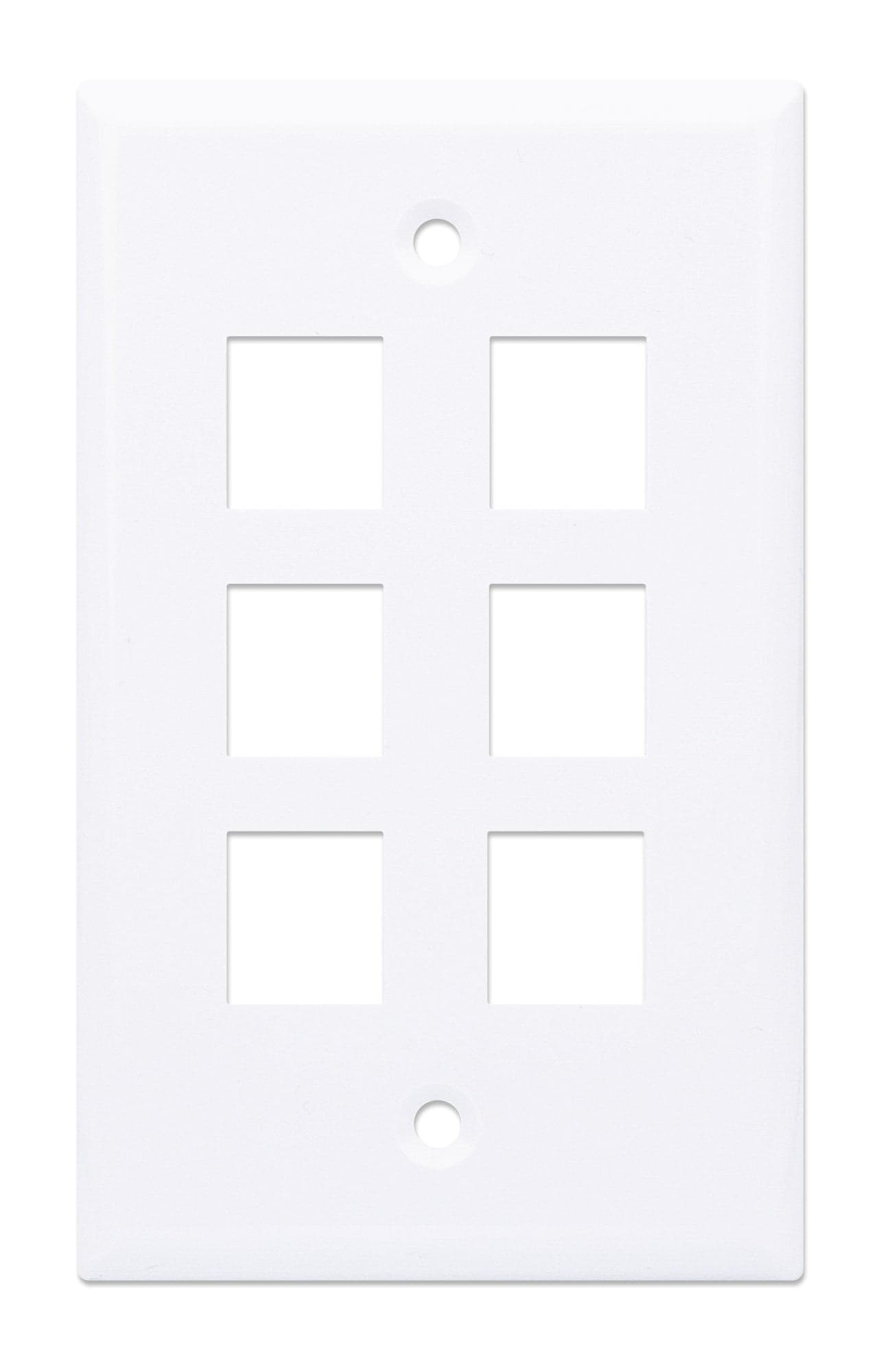 Placca Porta Frutti 6 Posti Mod.503 Bianco in Placche combinate interruttori e prese Scontolo.net - Potenza, commercioVirtuoso.it