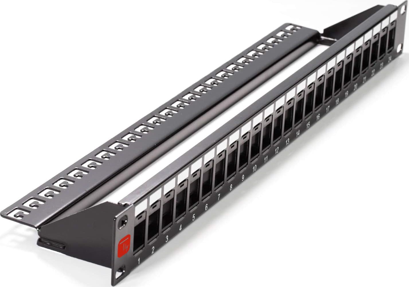 Pannello Patch Modulare Senza Frutti 24 Posti 1U Nero in Cavi Ethernet Scontolo.net - Potenza, commercioVirtuoso.it