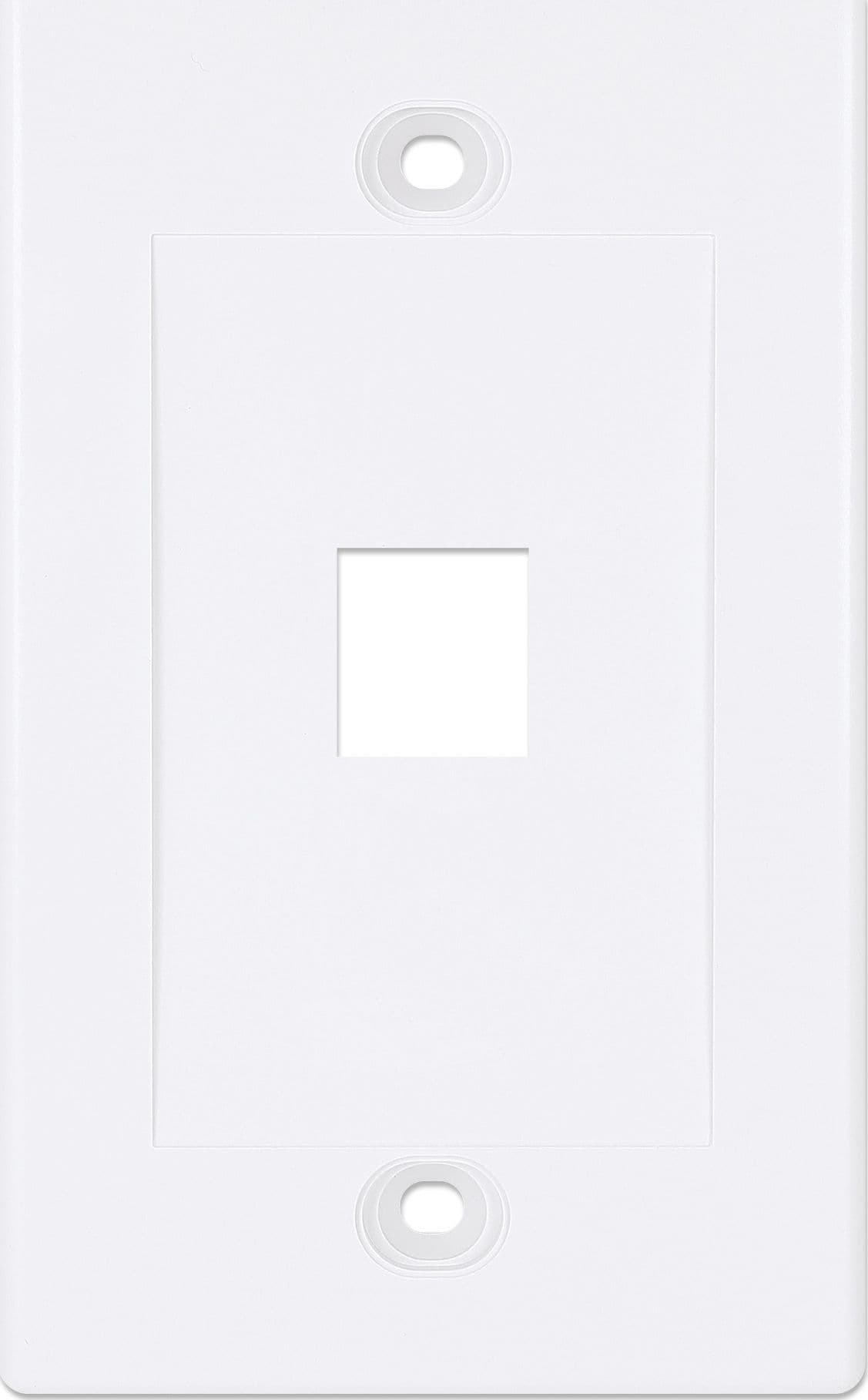 Placca Porta Frutti 1 Posto Mod.503 Bianco in Placche per interruttori Scontolo.net - Potenza, commercioVirtuoso.it