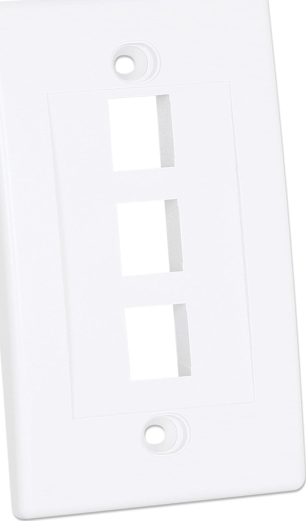 Placca Porta Frutti 3 Posti Mod.503 Bianco in Placche combinate interruttori e prese Scontolo.net - Potenza, commercioVirtuoso.it