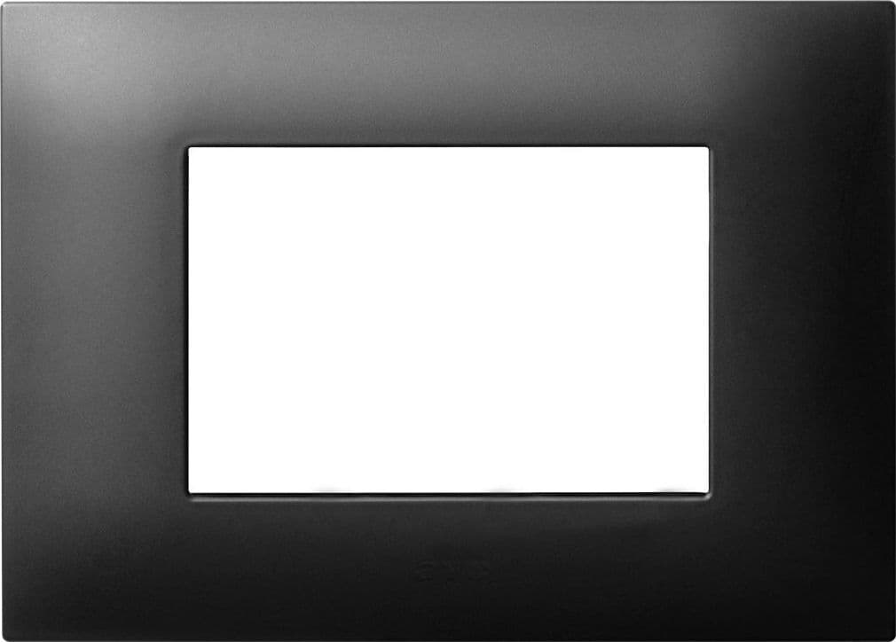 Placca Serie YOUNG 44 per Scatola Rettangolare 3 Moduli Grigio in Registri griglie e sfiatatoi Scontolo.net - Potenza, commercioVirtuoso.it