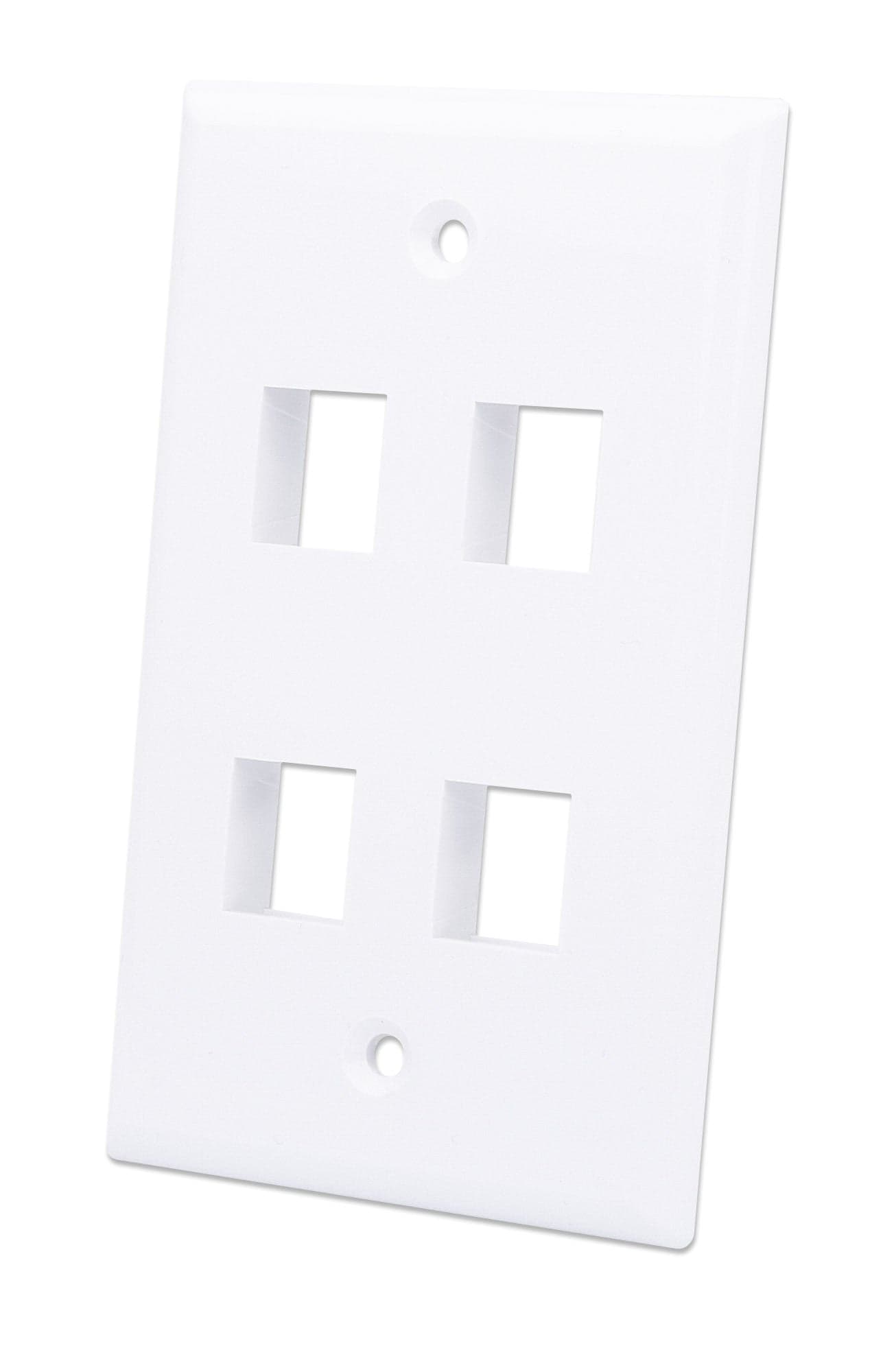 Placca Porta Frutti 4 Posti Mod.503 Bianco in Placche combinate interruttori e prese Scontolo.net - Potenza, commercioVirtuoso.it
