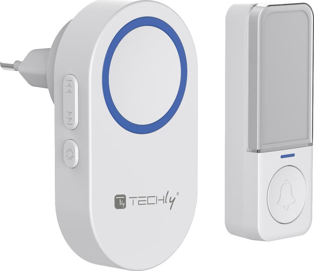 Kit Campanello Wireless fino a 180m con Pulsante IP56 Battery Free in Citofoni Scontolo.net - Potenza, commercioVirtuoso.it