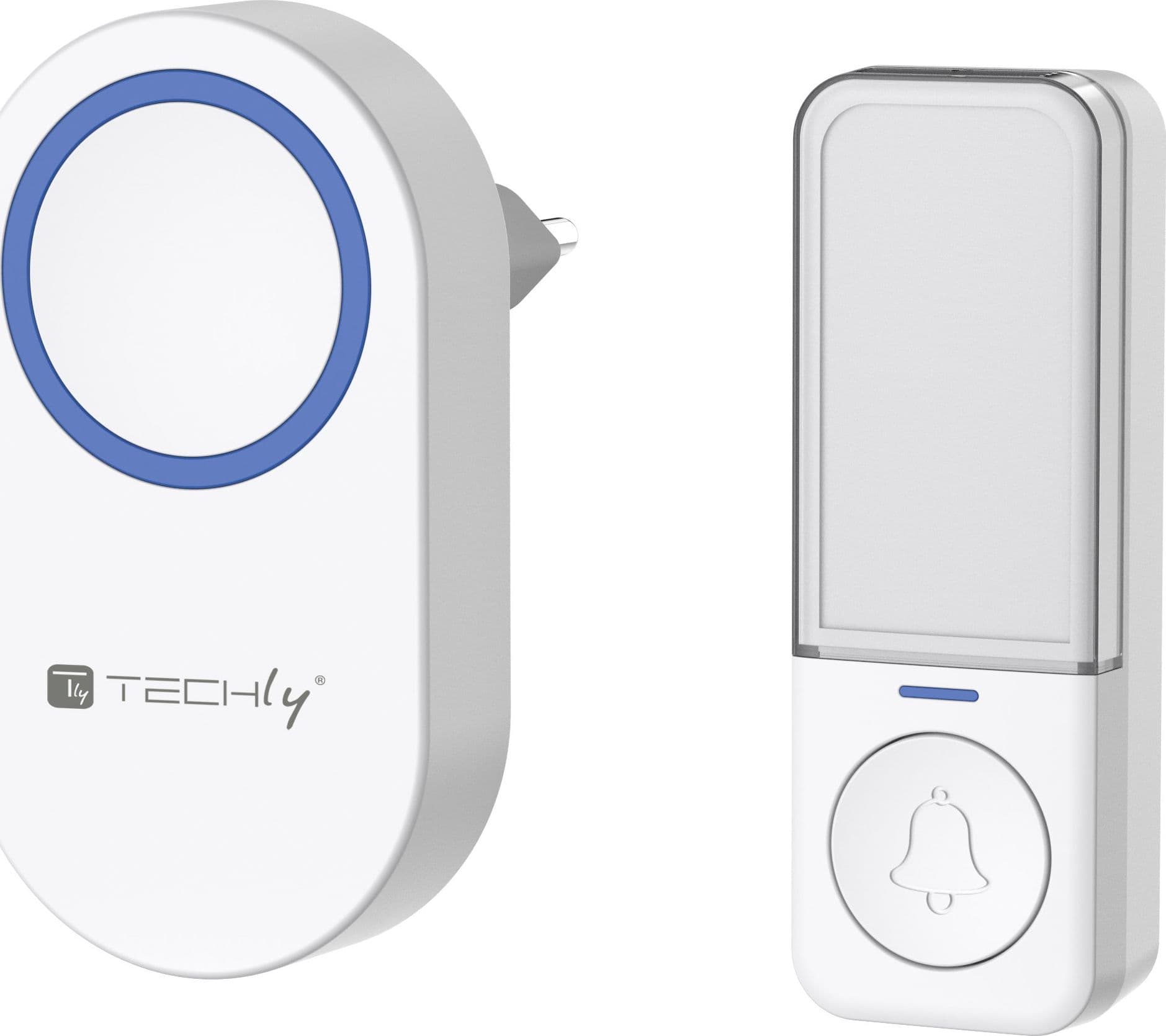 Kit Campanello Wireless fino a 180m con Pulsante IP56 Battery Free in Citofoni Scontolo.net - Potenza, commercioVirtuoso.it