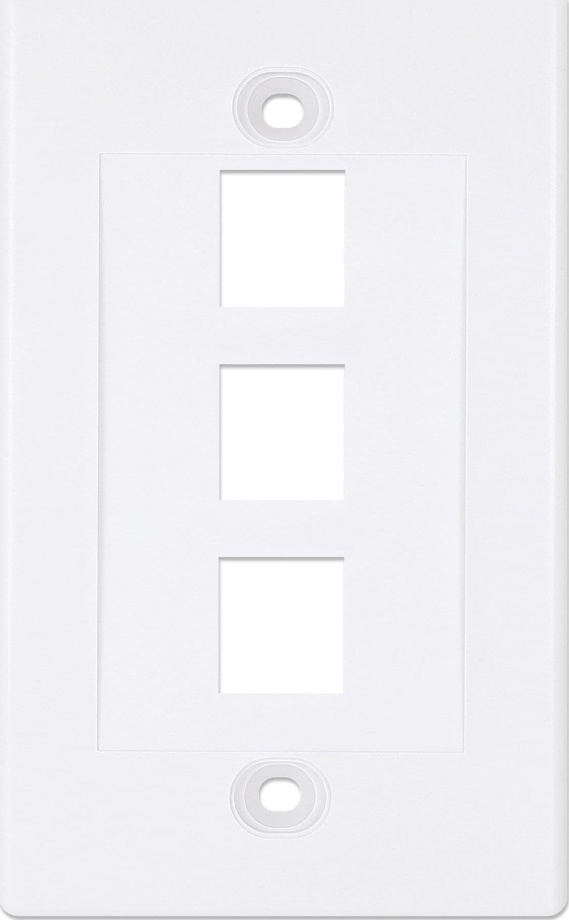 Placca Porta Frutti 3 Posti Mod.503 Bianco in Placche combinate interruttori e prese Scontolo.net - Potenza, commercioVirtuoso.it