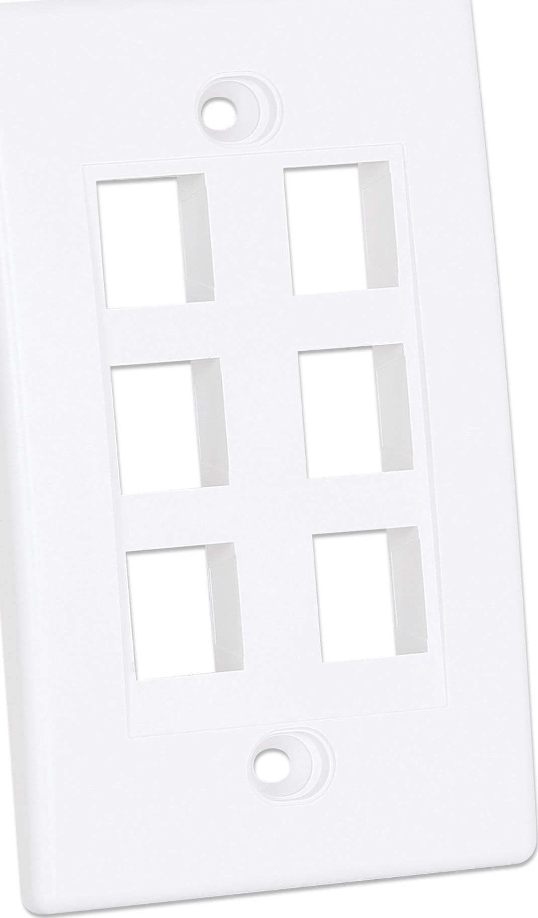 Placca Porta Frutti 6 Posti Mod.503 Bianco in Placche combinate interruttori e prese Scontolo.net - Potenza, commercioVirtuoso.it
