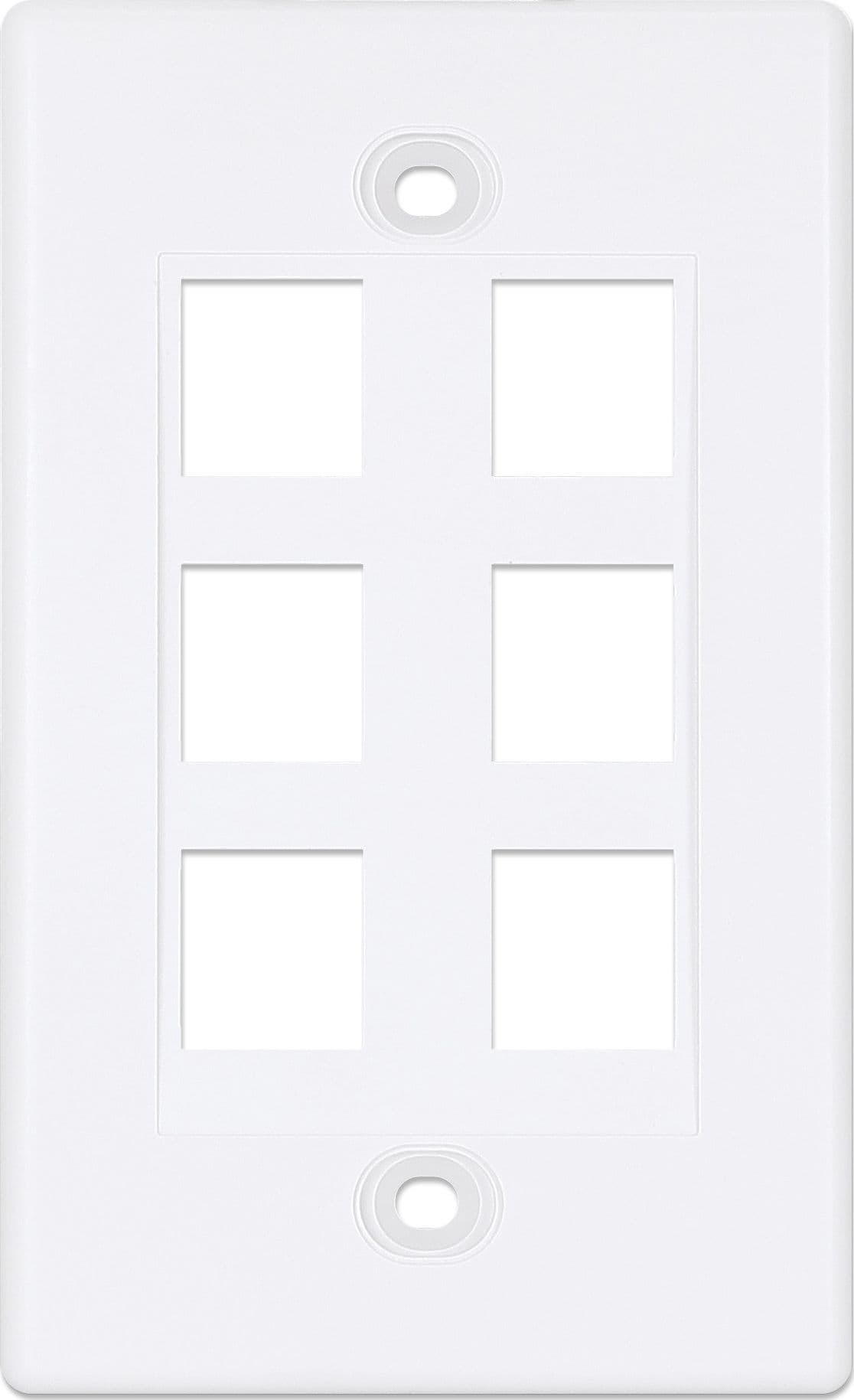 Placca Porta Frutti 6 Posti Mod.503 Bianco in Placche combinate interruttori e prese Scontolo.net - Potenza, commercioVirtuoso.it