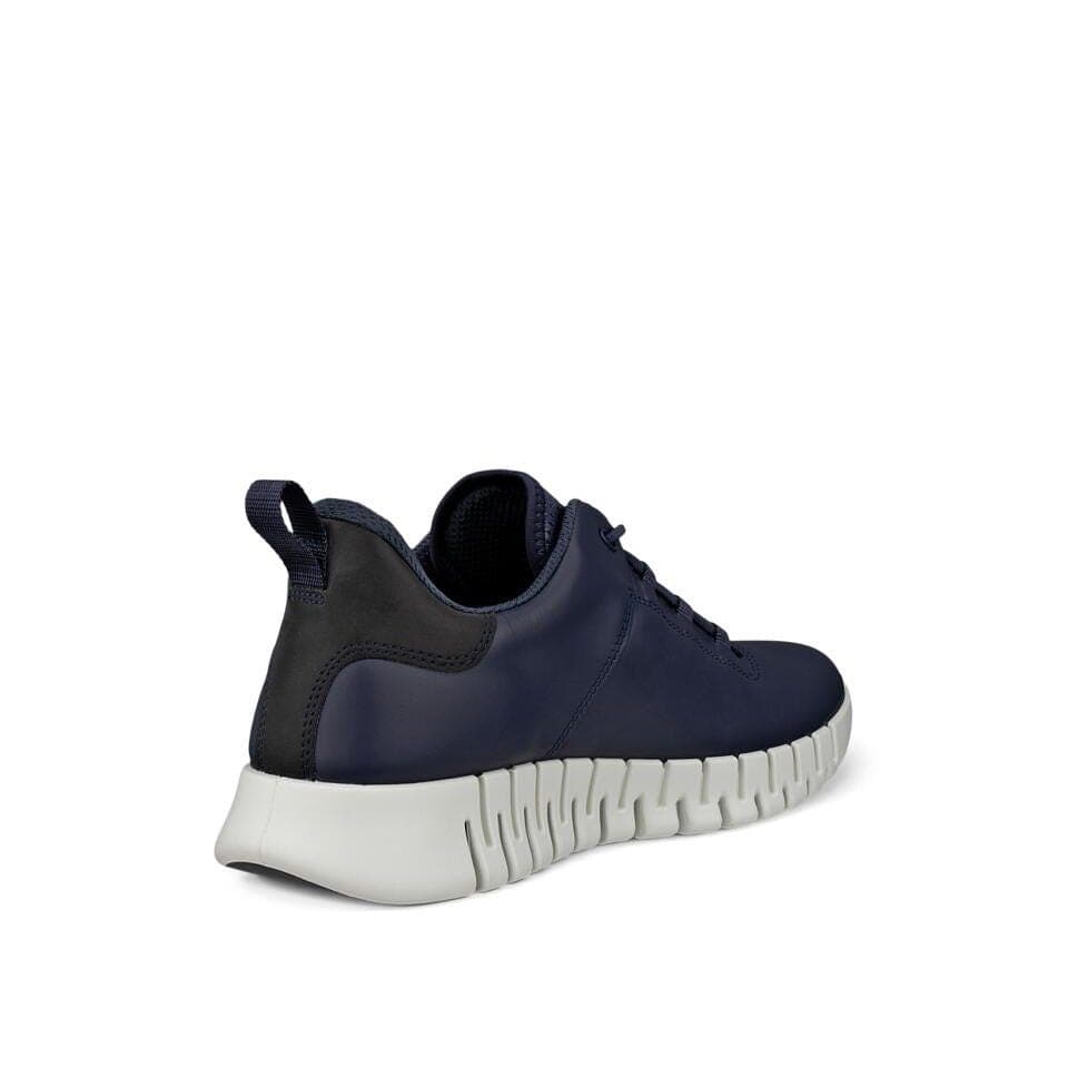 Ecco sneakers uomo Gruuv M in pelle blu in prodotto Teresi Calzature - Marsala, commercioVirtuoso.it