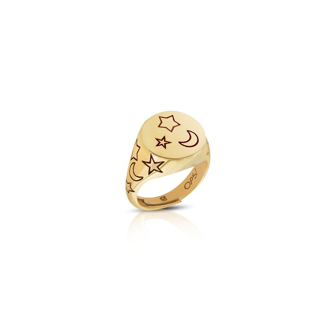 OPS OBJECTS - ANELLO ICON GOLDEN SKY
