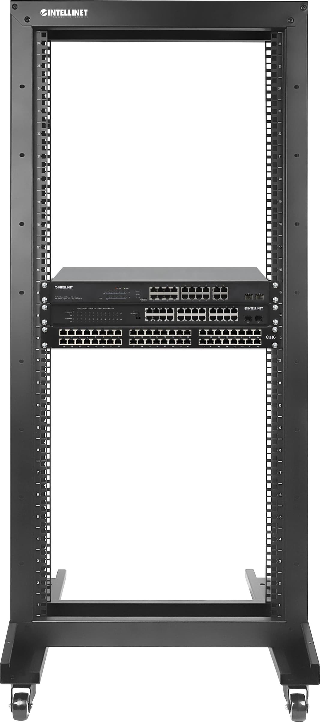 Open Frame Rack 19'' 26U 2 Montanti in  Scontolo.net - Potenza, commercioVirtuoso.it