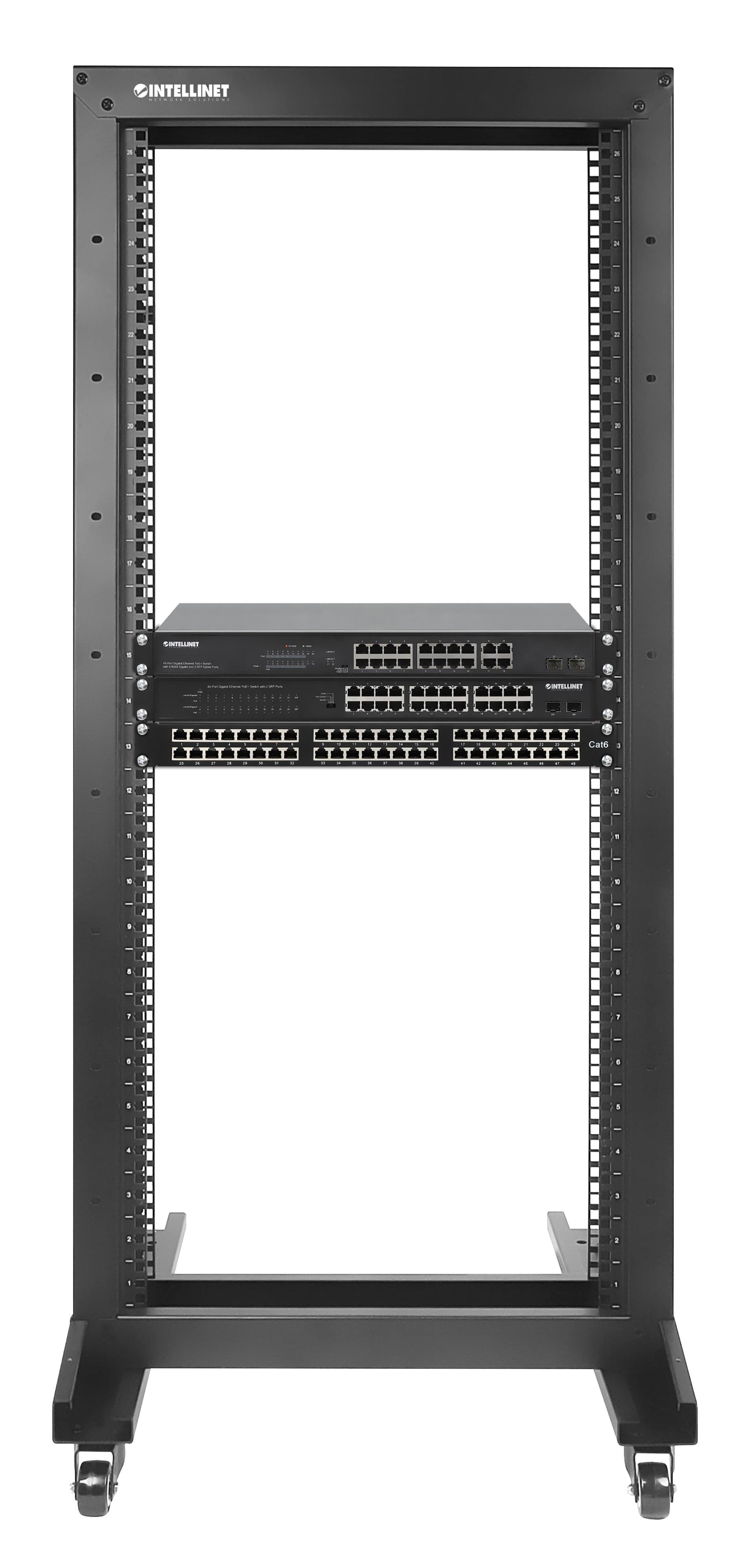 Open Frame Rack 19'' 26U 2 Montanti in  Scontolo.net - Potenza, commercioVirtuoso.it