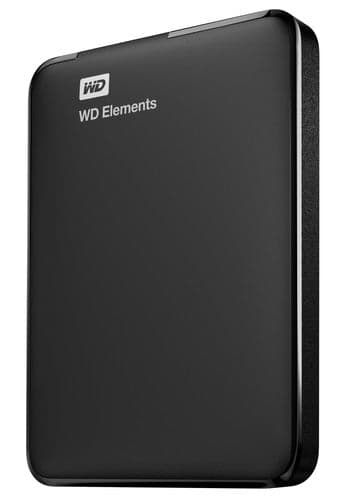 Western Digital WD Elements Portable disco rigido esterno 1 TB 2.5" Micro-USB B 3.2 Gen 1 (3.1 Gen 1) Nero - (WD HD EST USB3.0 1