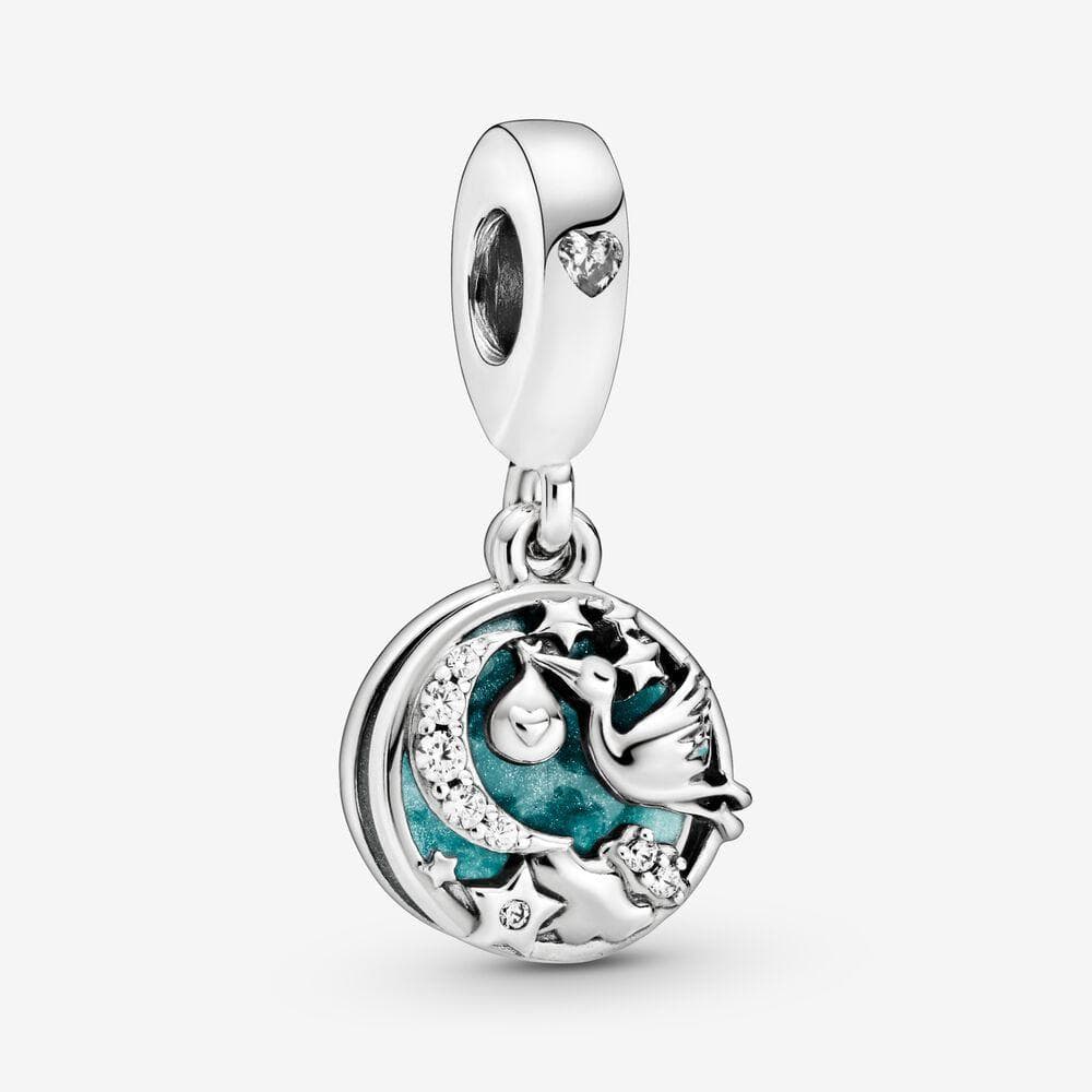 Pandora Charm pendente Cicogna e stelle scintillanti in Bead Charm Alba Gioielli - Casoria, commercioVirtuoso.it