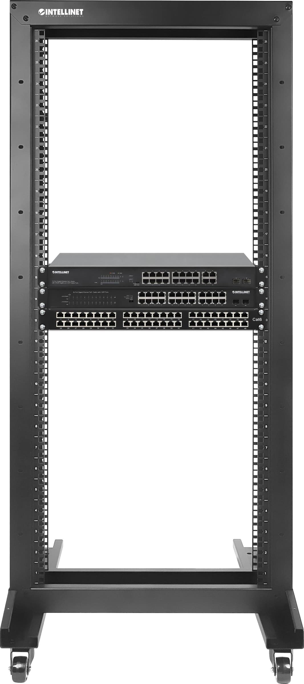 Open Frame Rack 19'' 26U 2 Montanti in  Scontolo.net - Potenza, commercioVirtuoso.it