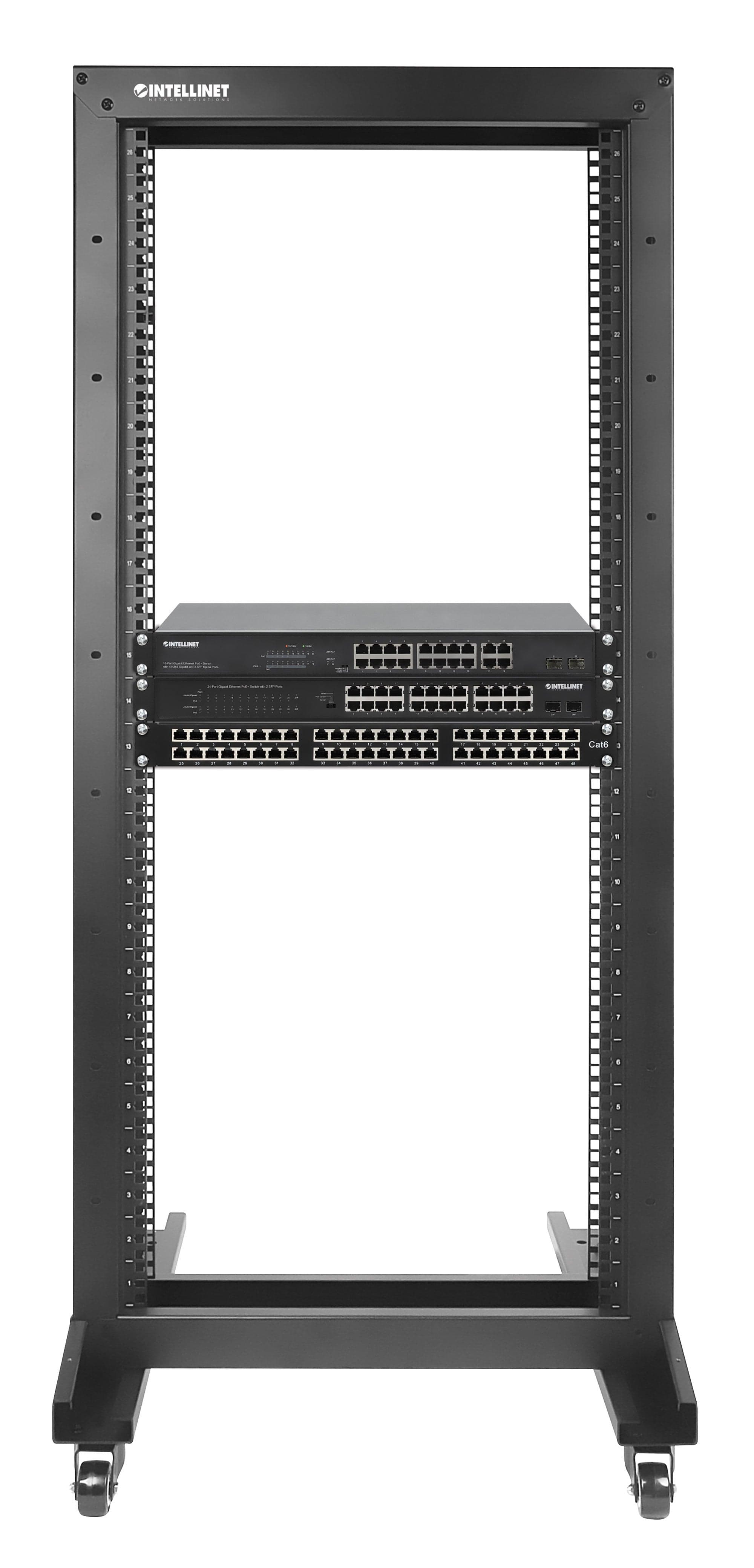 Open Frame Rack 19'' 26U 2 Montanti in  Scontolo.net - Potenza, commercioVirtuoso.it